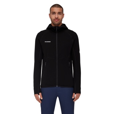 Mammut Fleece Jacket Aconcagua ML (Midlayer) with Hood black Men